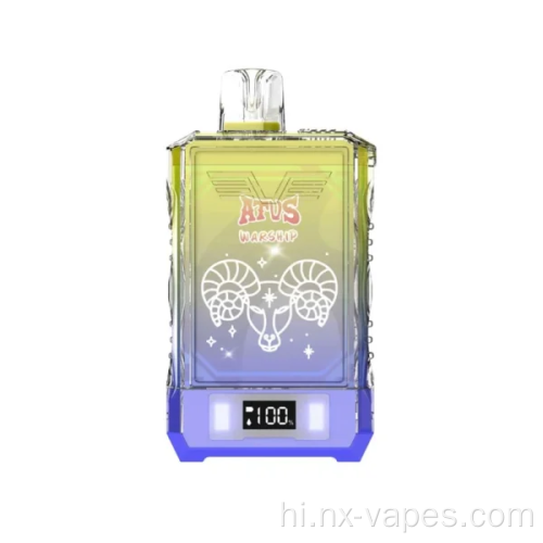 एटीवीएस युद्धपोत 18000 पफ्स डिस्पोजल वेप थोक